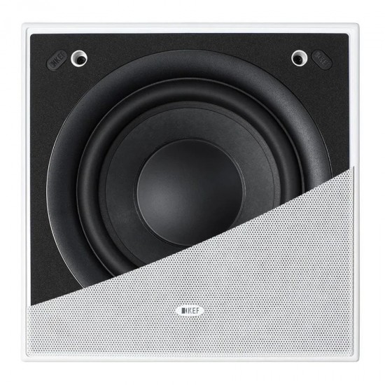 Kef Ci200QSb-THX – Subwoofer da incasso quadrato (Prezzo per la coppia)